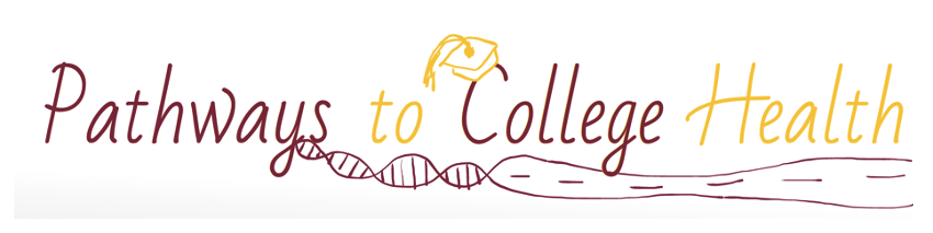 The image is a banner that reads "Pathway to College Health"