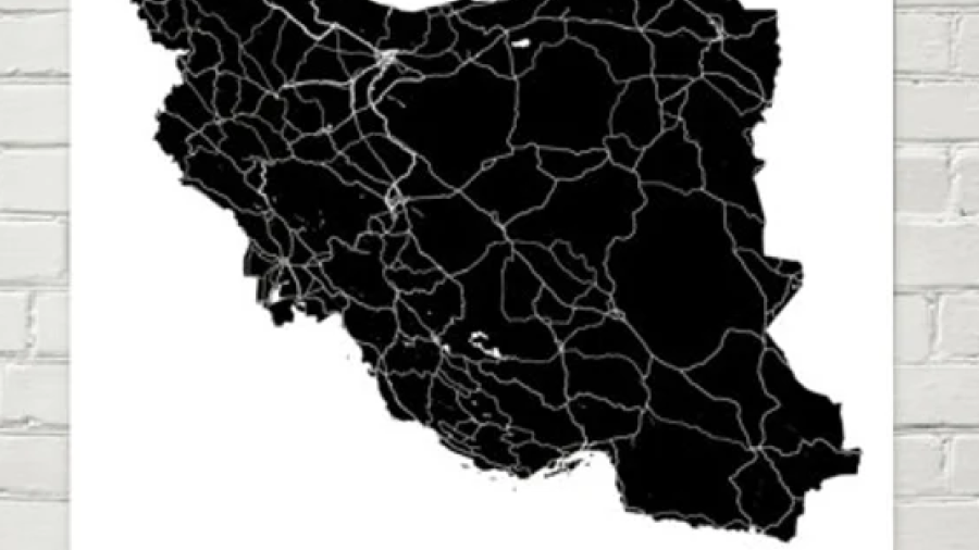Map image of Iran